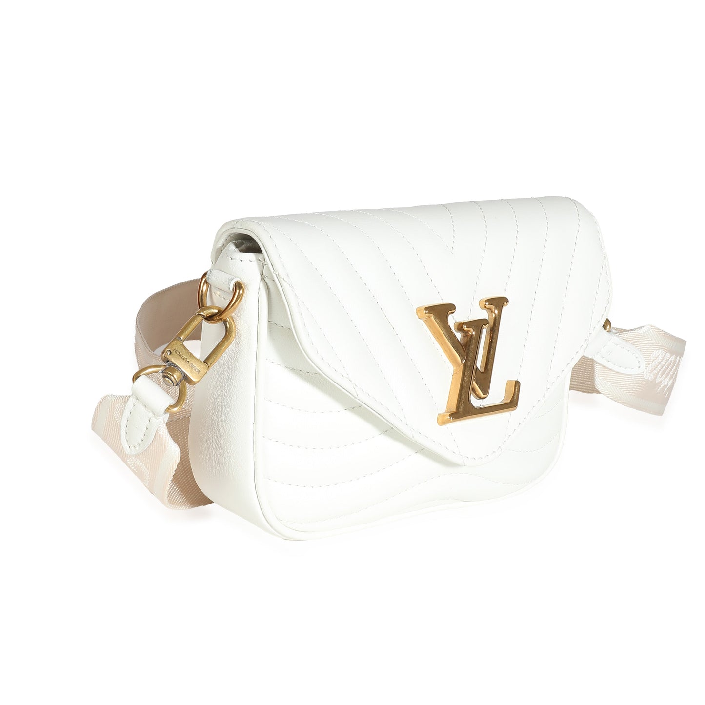 Louis Vuitton  Snow Calfskin New Wave Multi Pochette
