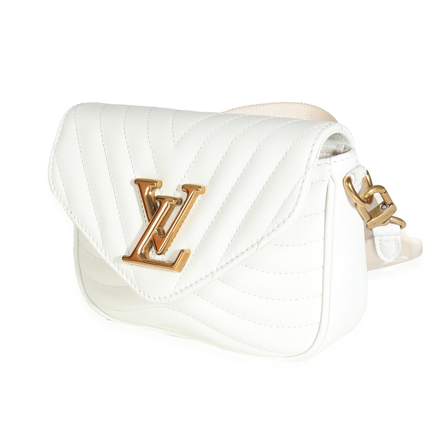 Louis Vuitton  Snow Calfskin New Wave Multi Pochette