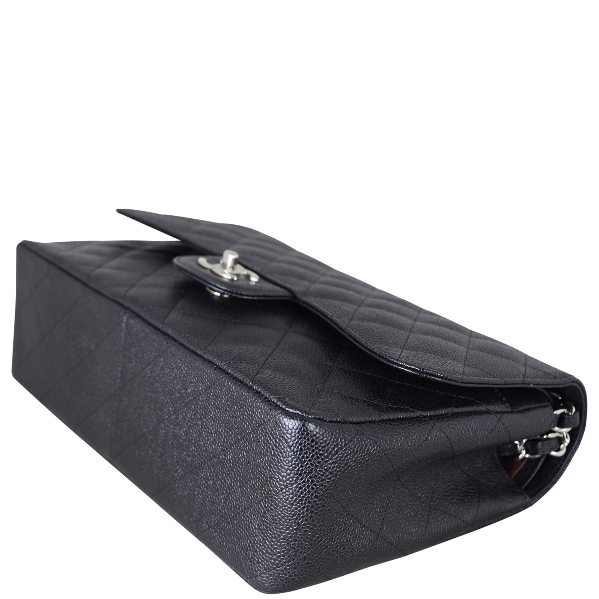 Chanel Classic Double Flap Jumbo | Black Caviar Diamond