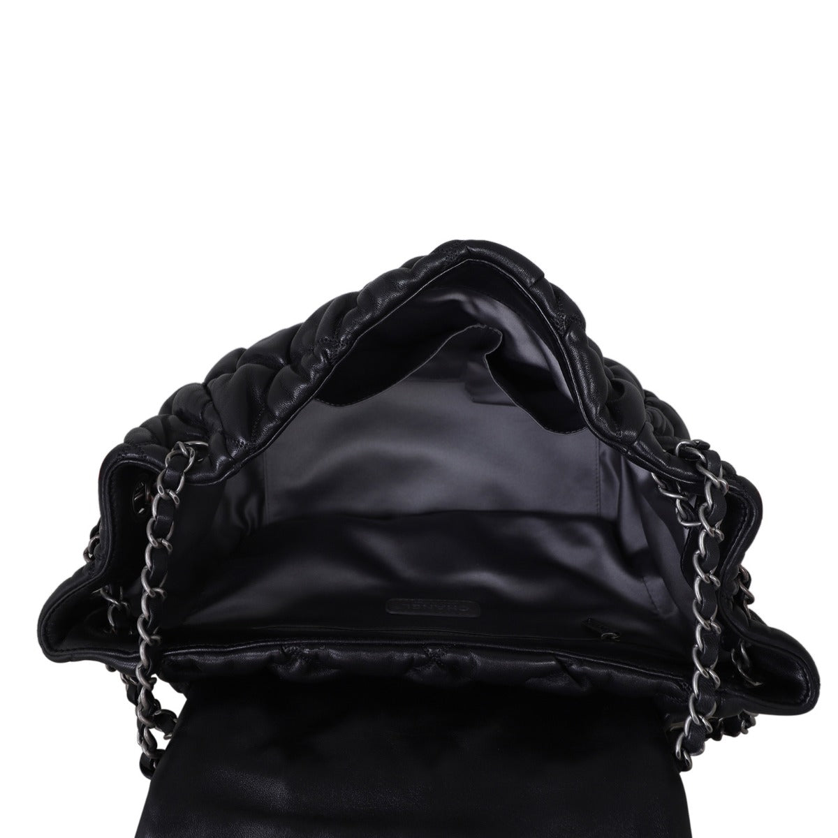 Chanel Bubble Quilt Accordion Flap Bag