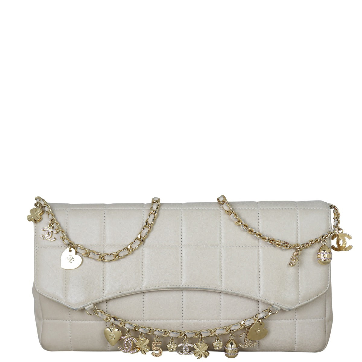 Chanel Chocolate Bar Charm Flap Bag