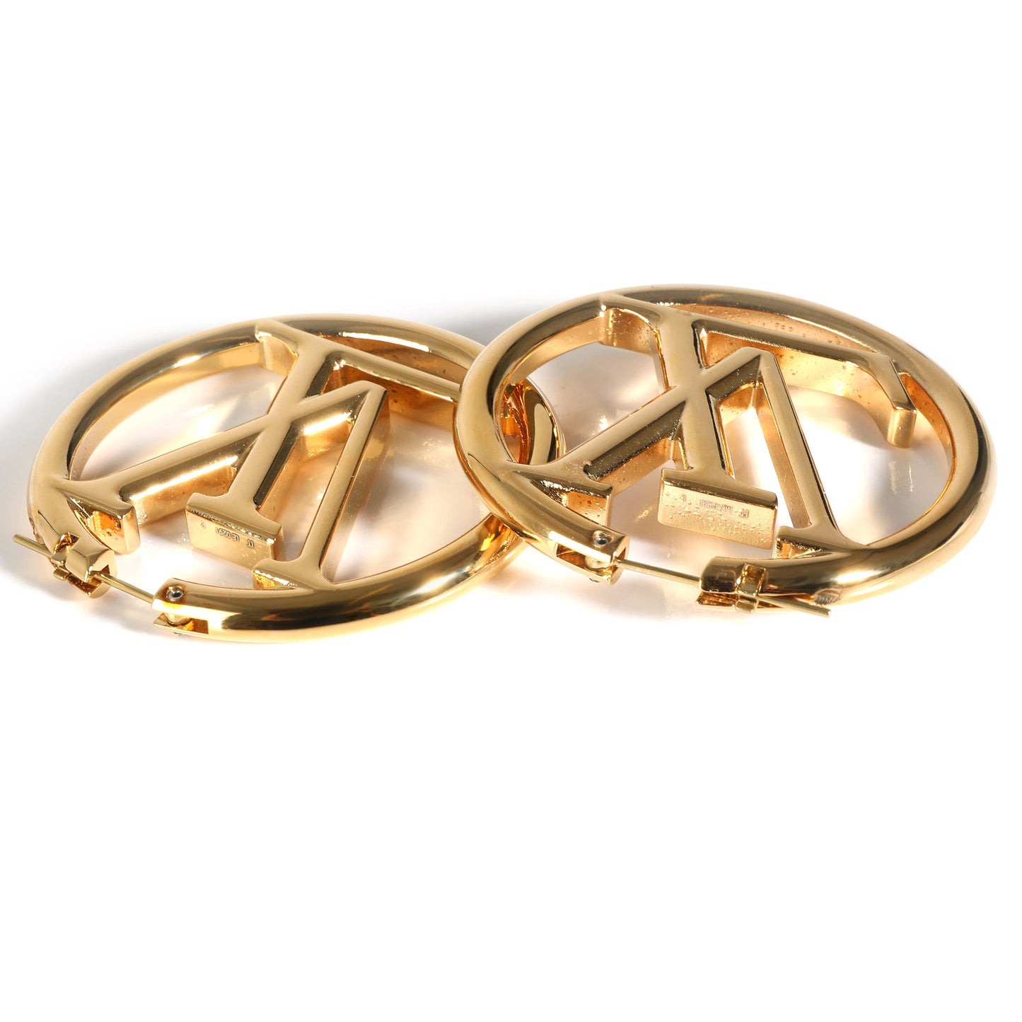Louis Vuitton  Louise Gold Hoop Earrings
