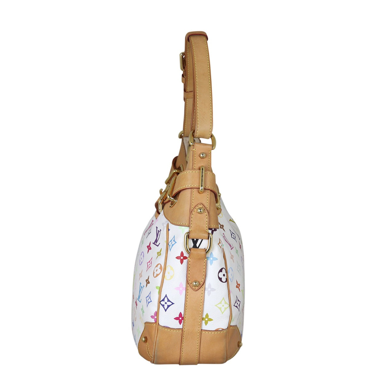 Louis Vuitton Greta Monogram White Multicolore
