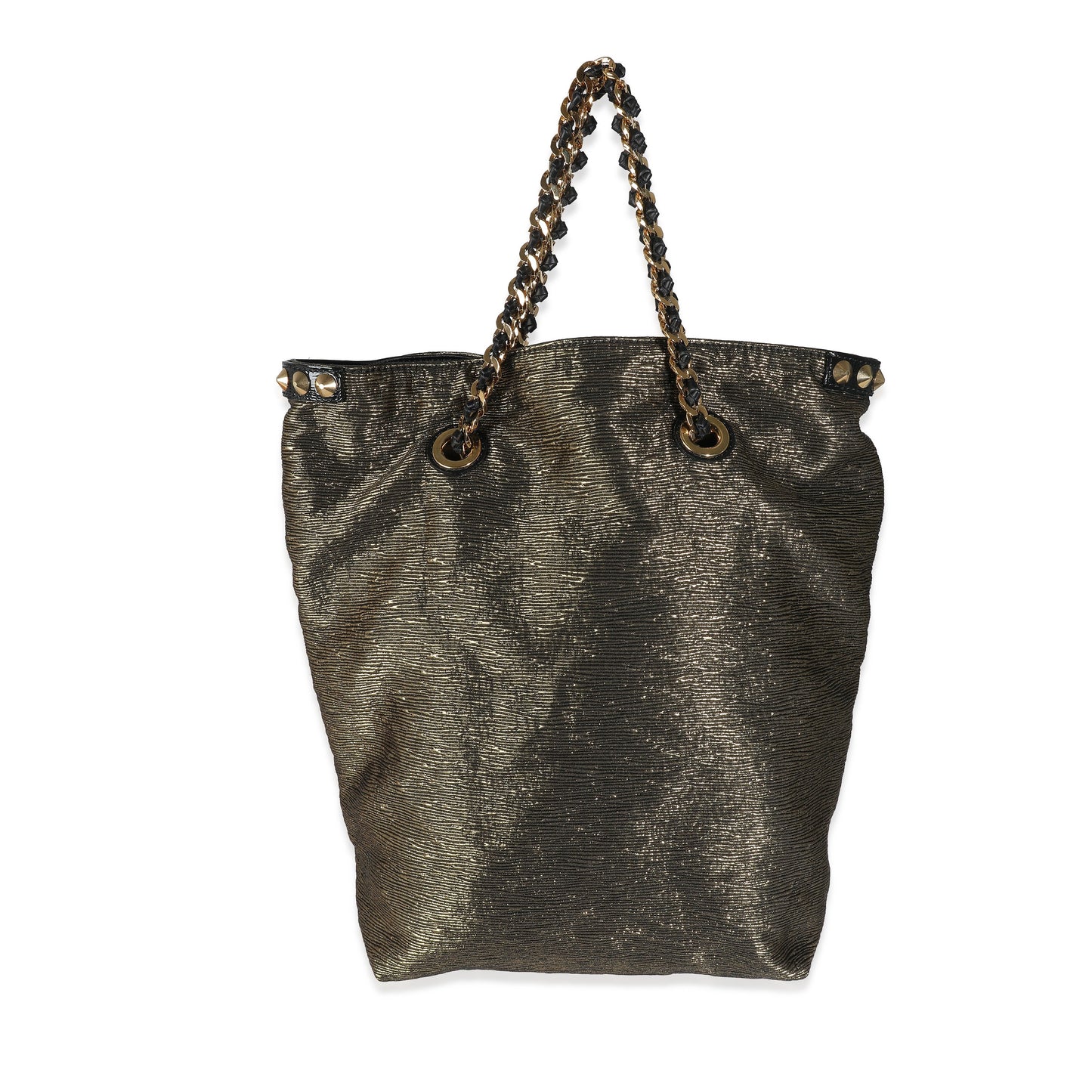 Louis Vuitton Metallic Gold Jacquard Double Jeu Tote