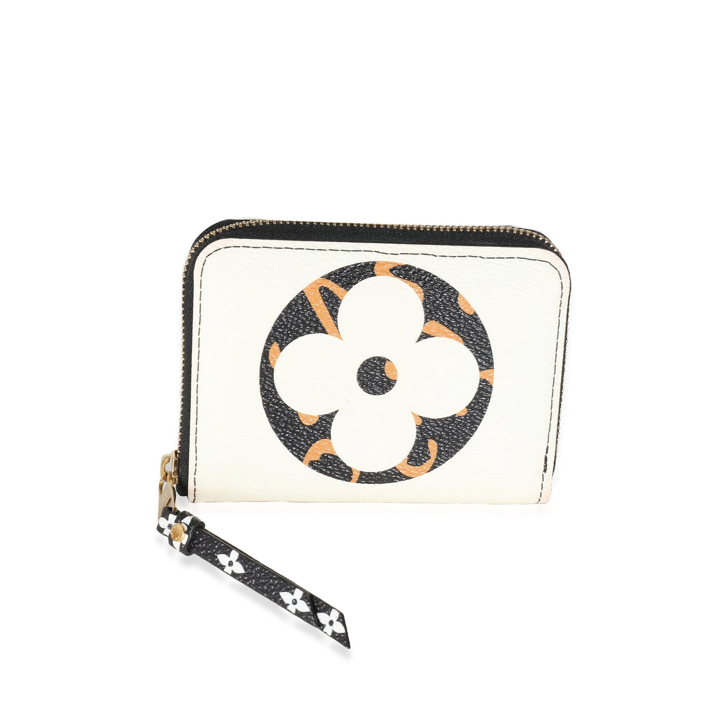 Louis Vuitton  Ivory Giant Monogram Canvas Jungle Zippy Coin Purse