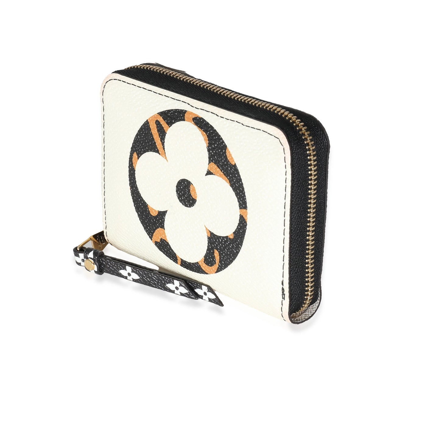 Louis Vuitton  Ivory Giant Monogram Canvas Jungle Zippy Coin Purse
