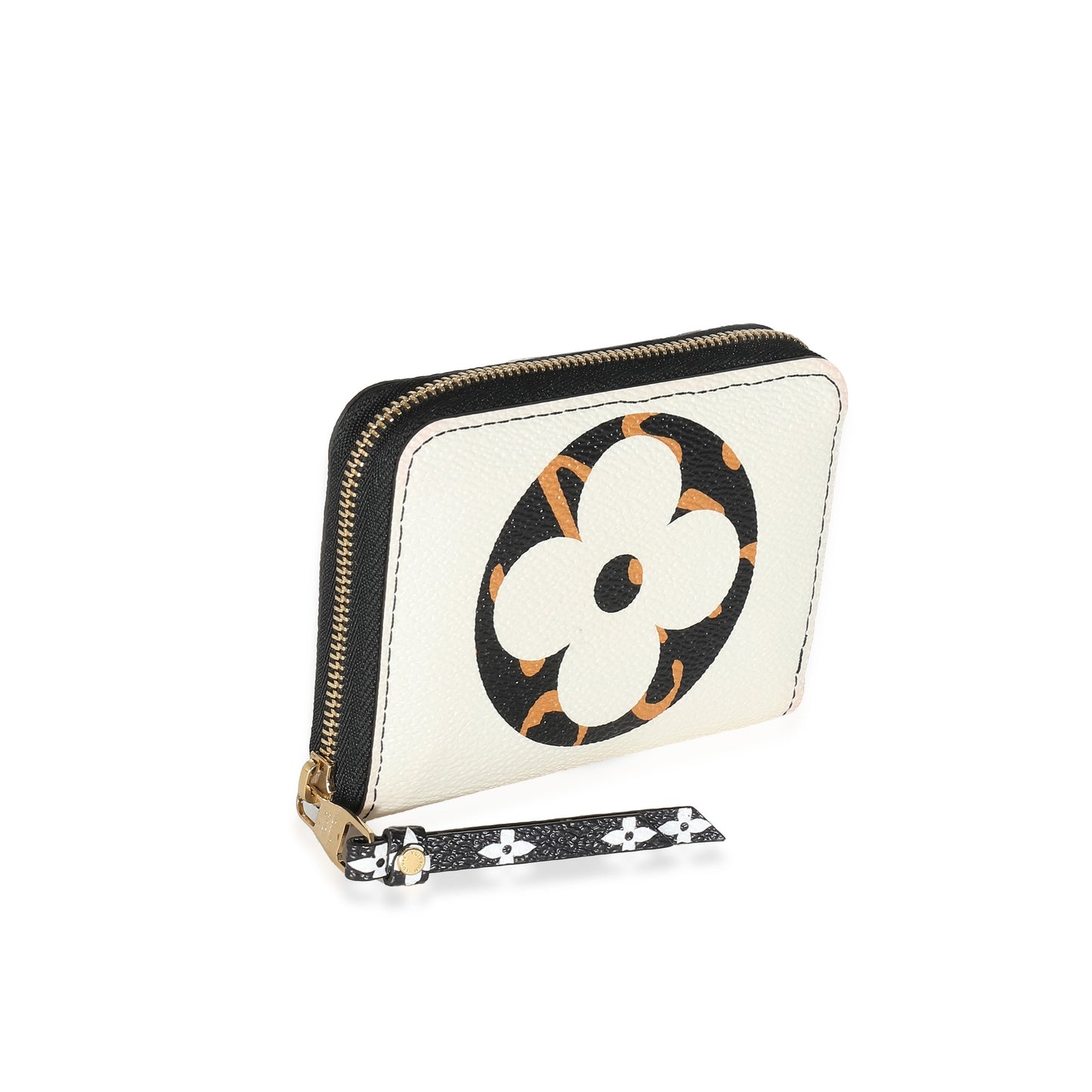 Louis Vuitton  Ivory Giant Monogram Canvas Jungle Zippy Coin Purse