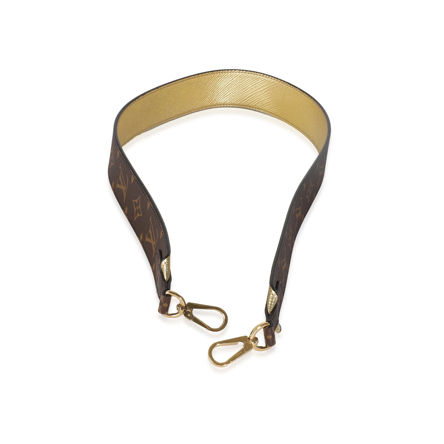 Louis Vuitton  Gold Epi Monogram Canvas Bandouliere Strap
