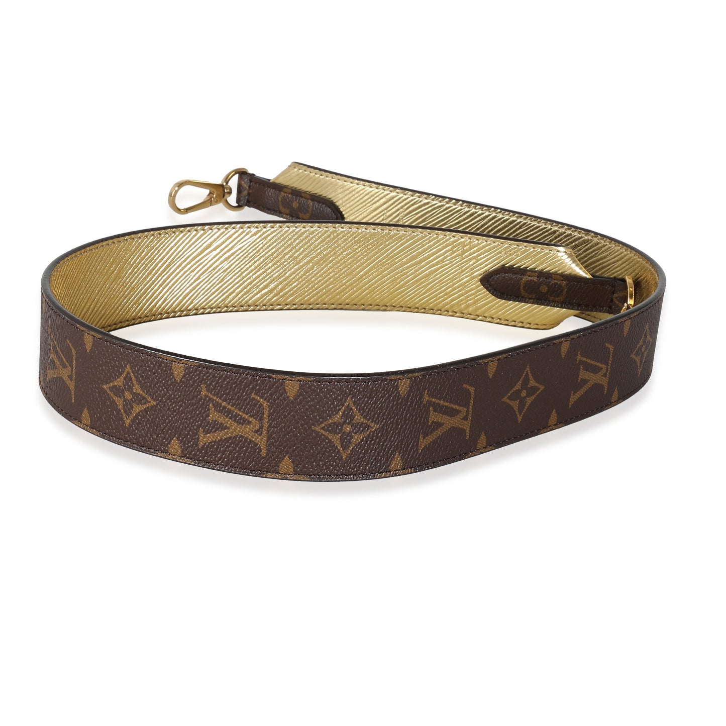 Louis Vuitton  Gold Epi Monogram Canvas Bandouliere Strap