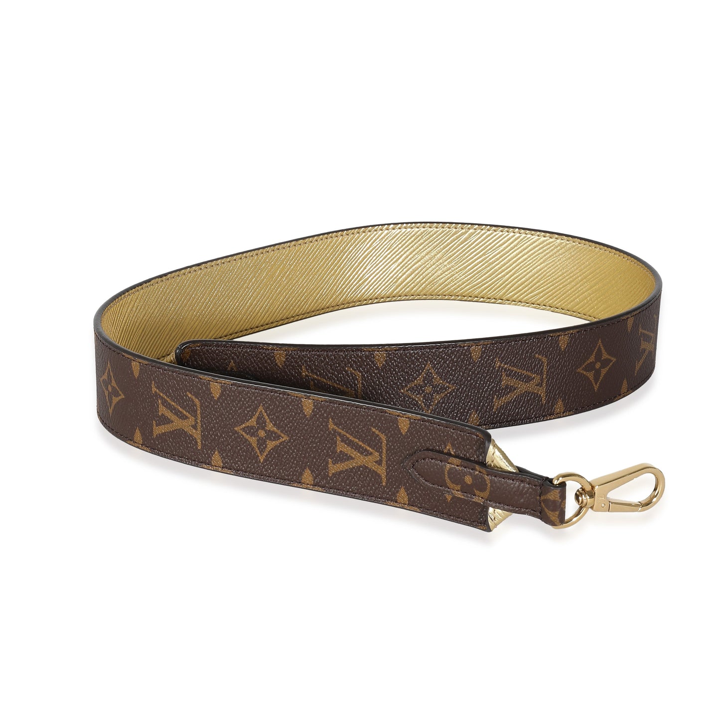 Louis Vuitton  Gold Epi Monogram Canvas Bandouliere Strap