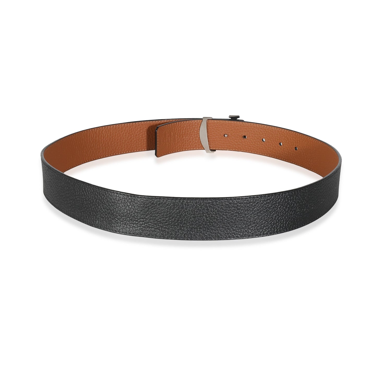 Louis Vuitton  Black Tan Leather ReversibleInitiales 40MM Belt 90/36