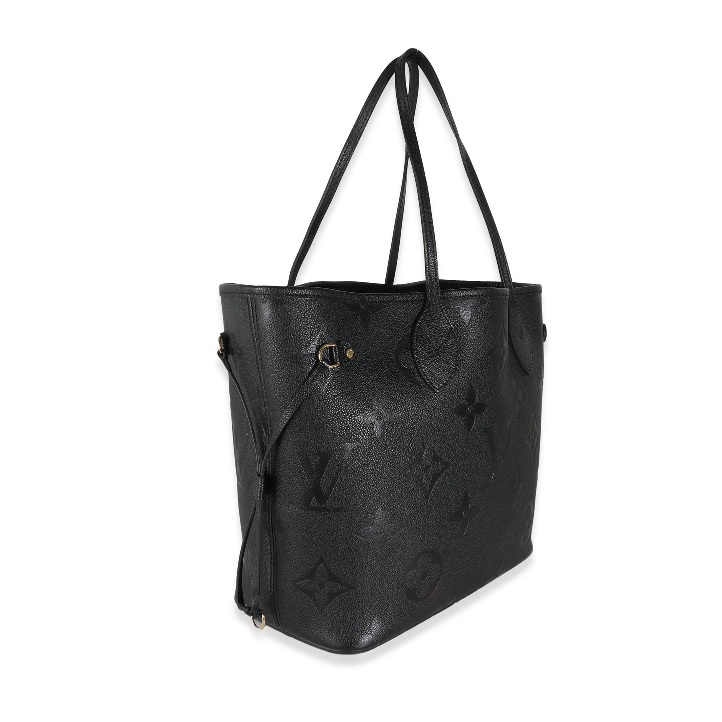 Louis Vuitton Black Giant Monogram Empreinte Neverfull MM