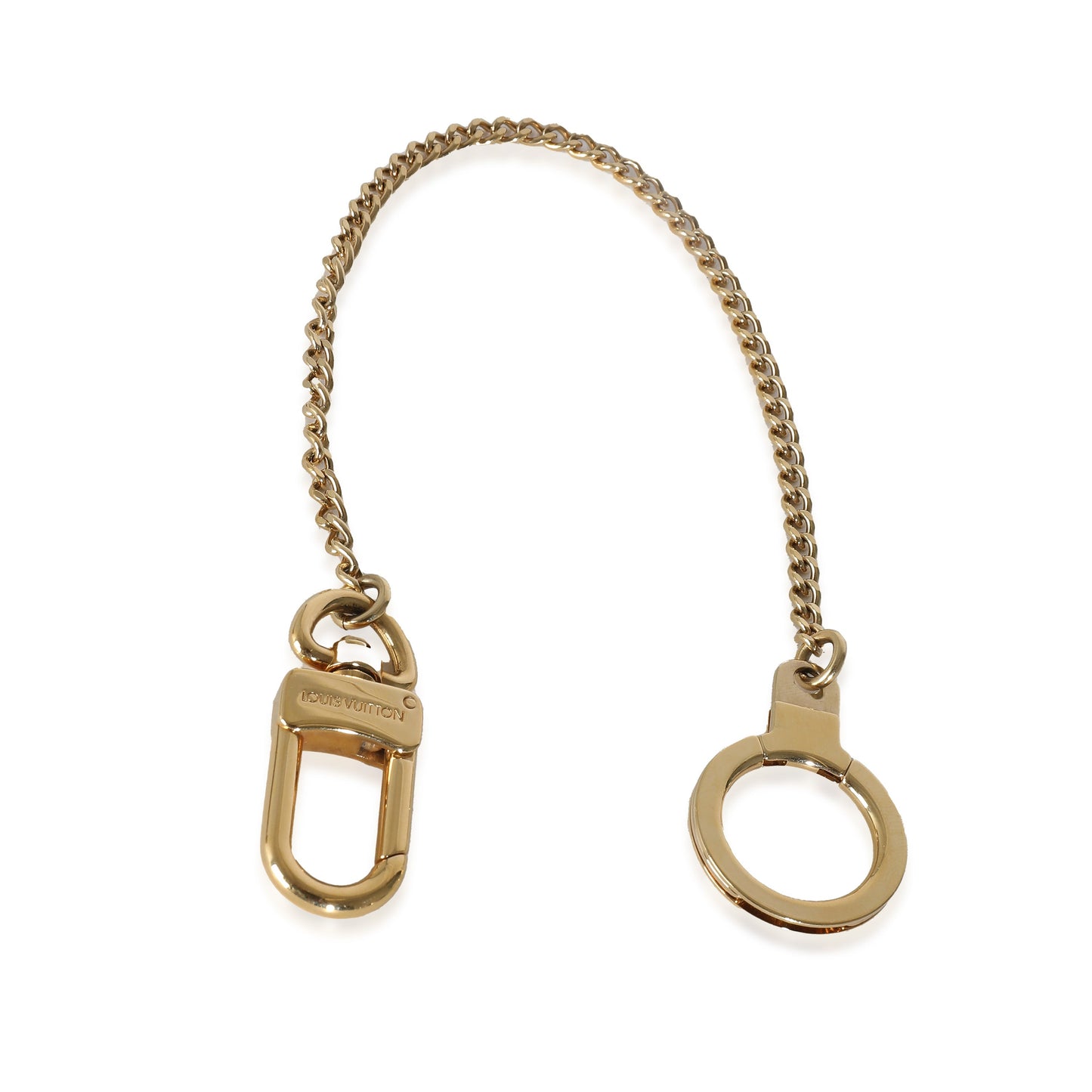 Louis Vuitton  Gold Metal Bag Extender Key Chain