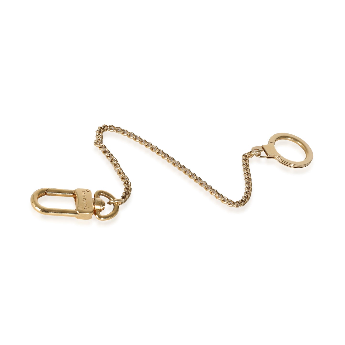 Louis Vuitton  Gold Metal Bag Extender Key Chain