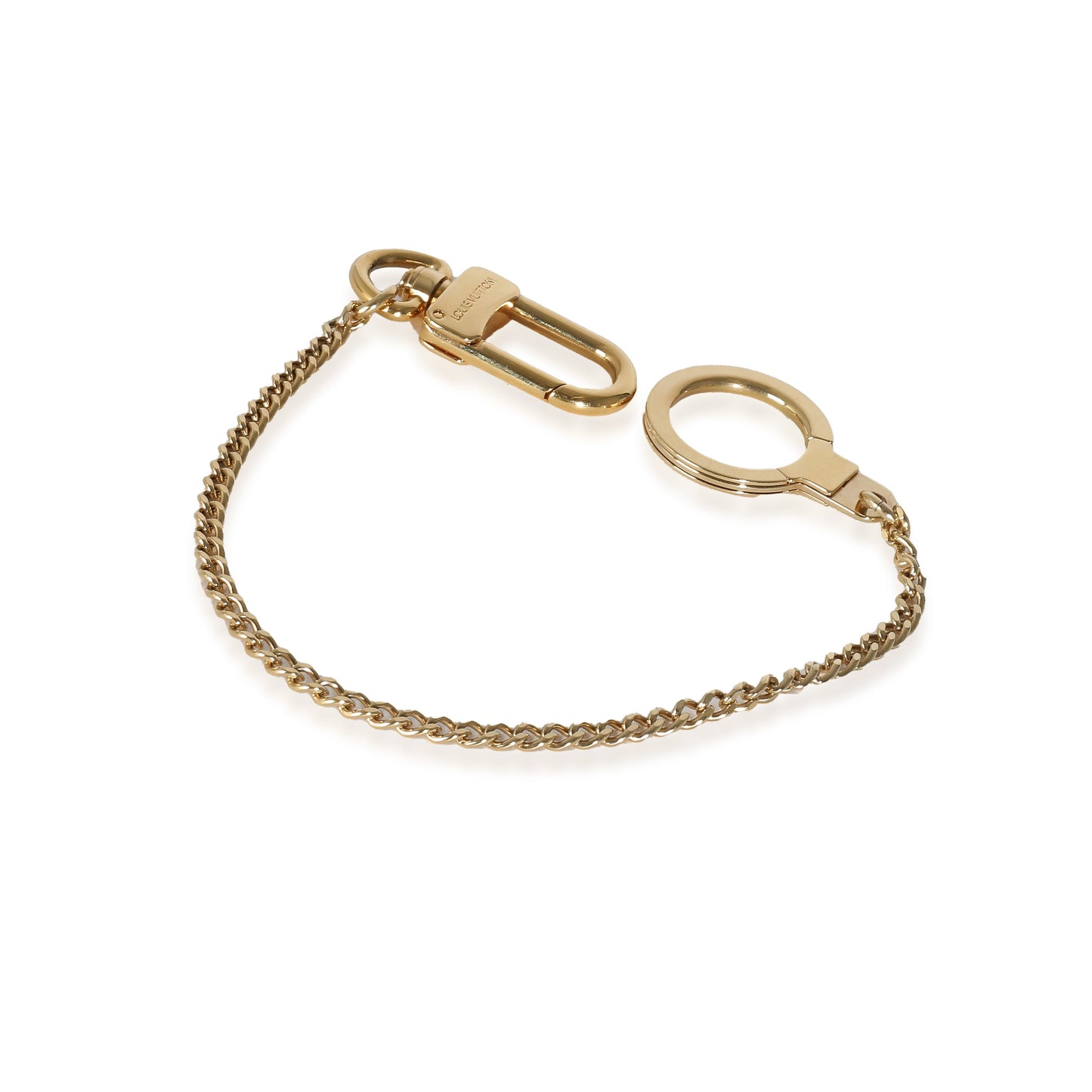 Louis Vuitton  Gold Metal Bag Extender Key Chain