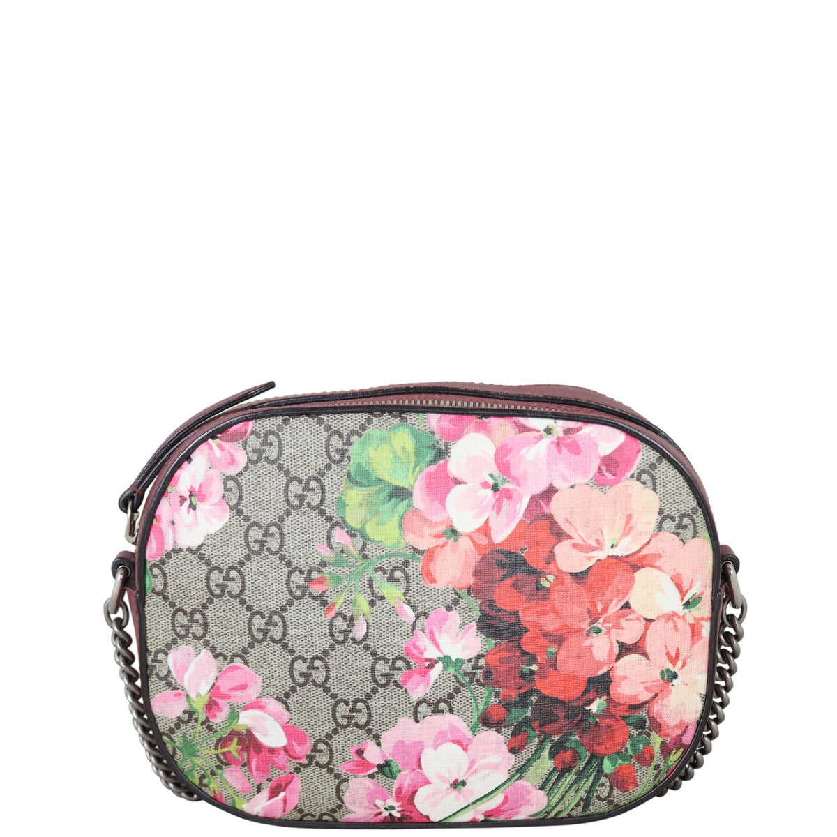 Gucci GG Supreme Blooms Mini Chain Bag