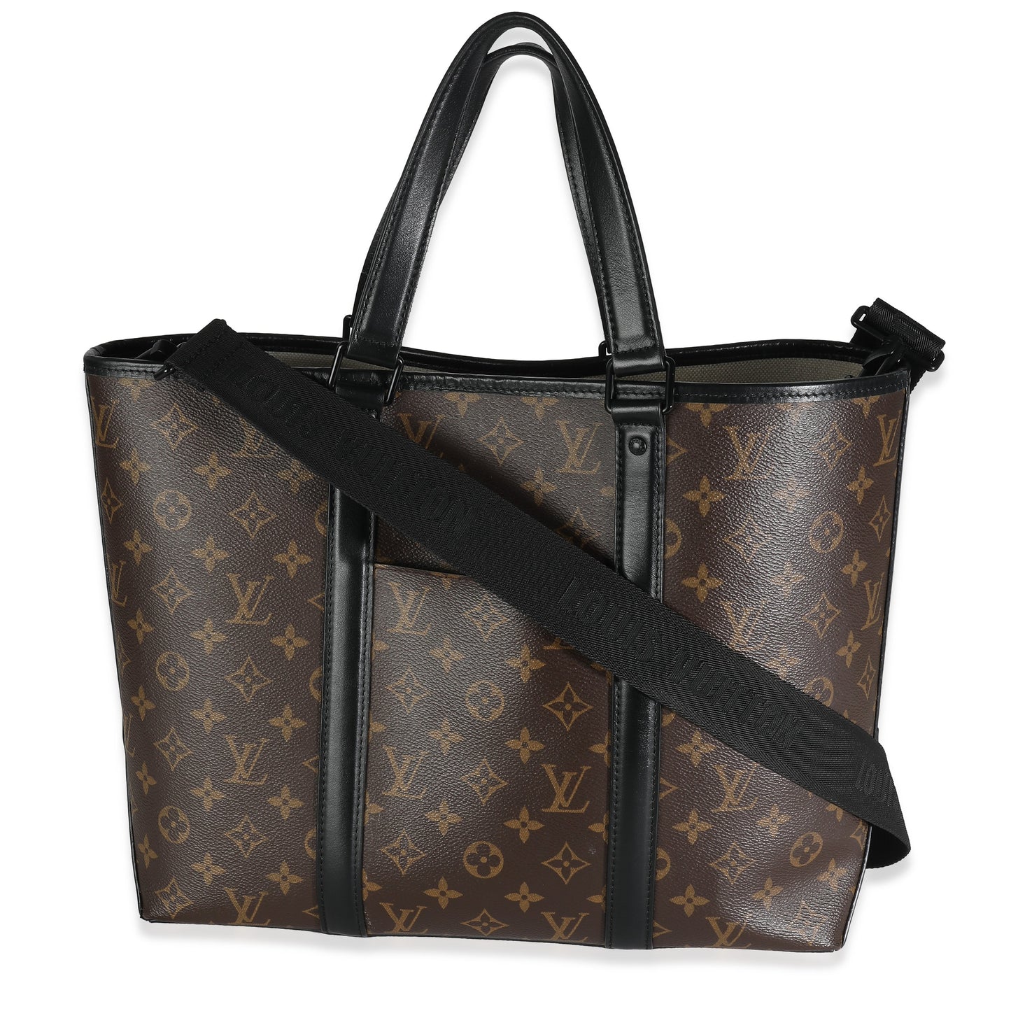 Louis Vuitton  Monogram Macassar Canvas Weekend Tote