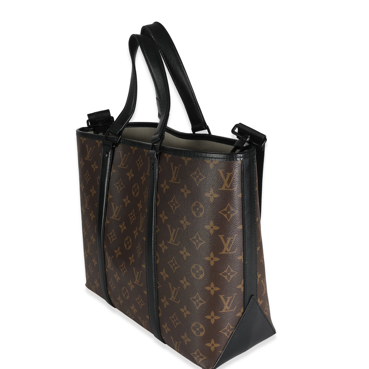 Louis Vuitton  Monogram Macassar Canvas Weekend Tote