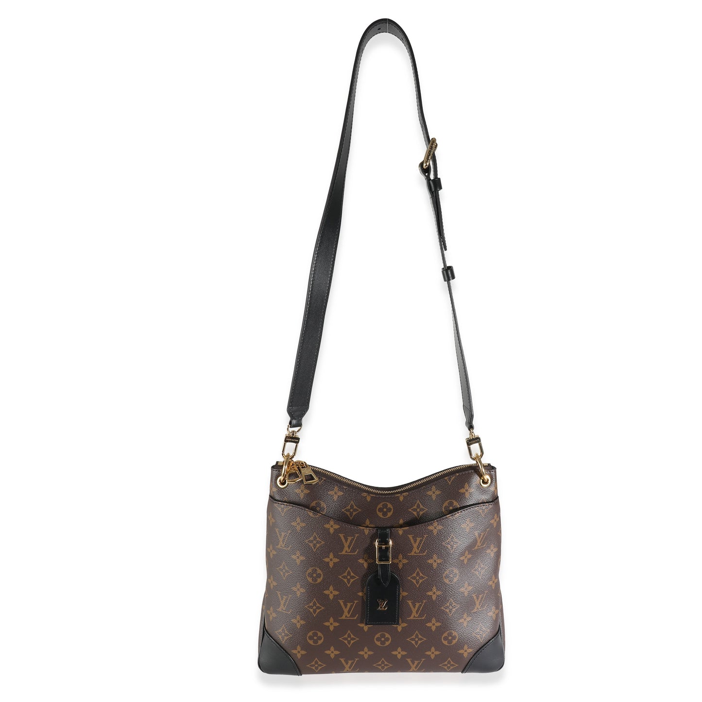Louis Vuitton  Black Monogram Canvas Odéon MM NM