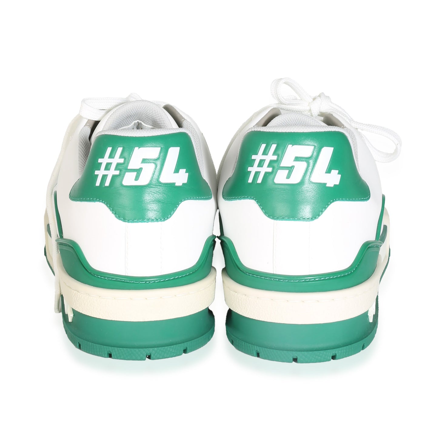 Louis Vuitton Green White LeatherTrainer Sneaker 6