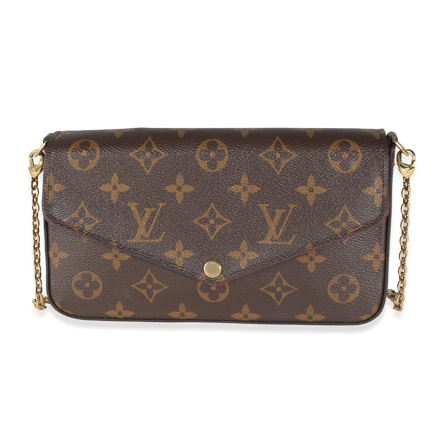 Louis Vuitton  Fuchsia Monogram Canvas Felicie Pochette