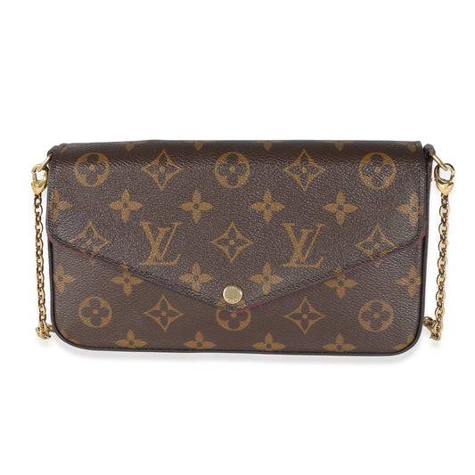 Louis Vuitton  Fuchsia Monogram Canvas Felicie Pochette