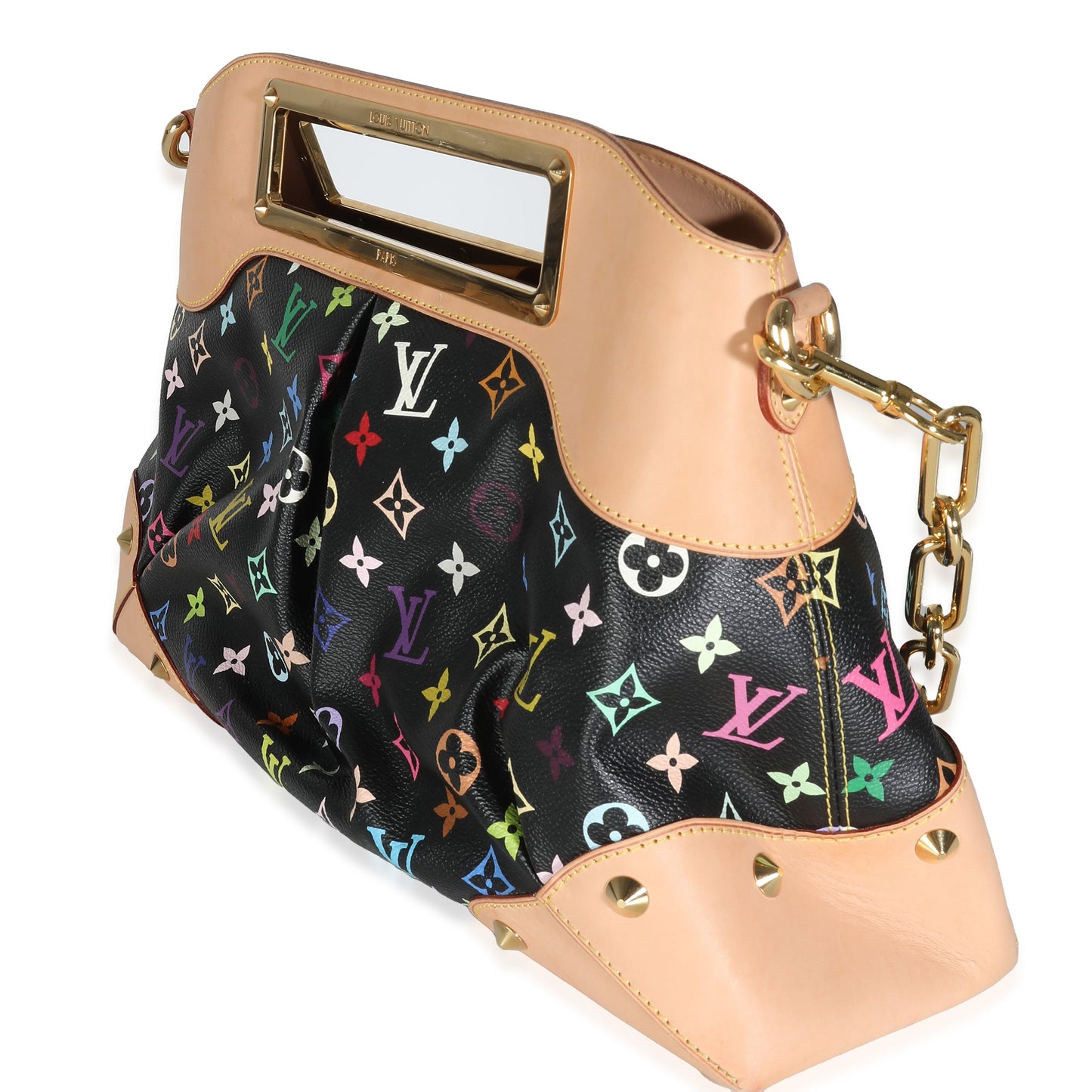 Louis Vuitton Black Monogram Multicolore Canvas Judy MM