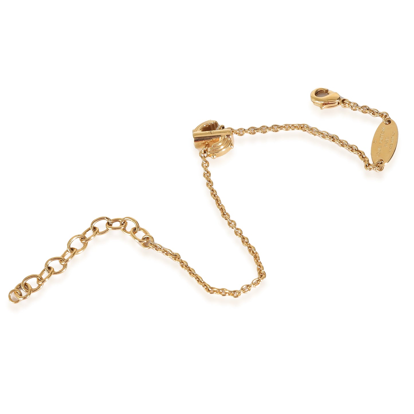 Louis Vuitton  & Me Gold Tone Bracelet, Letter S