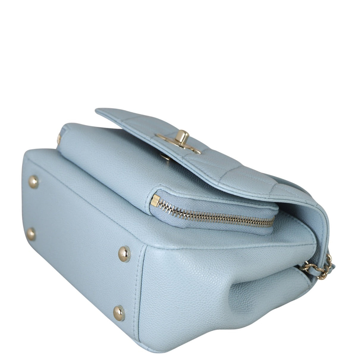 Chanel Business Affinity Small Flap Bag | Light Blue