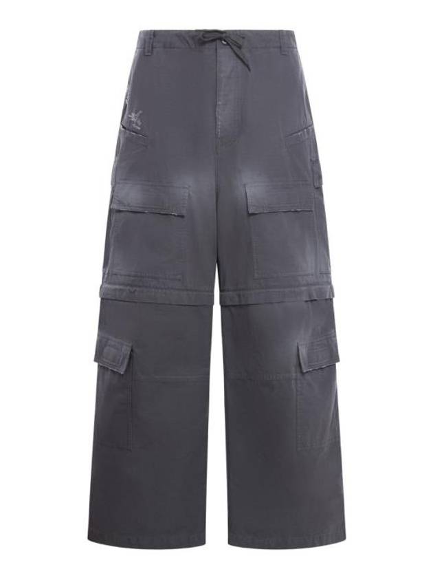 Luxury Balenciaga Trending 2025 Oversized Cargo Pants Grey