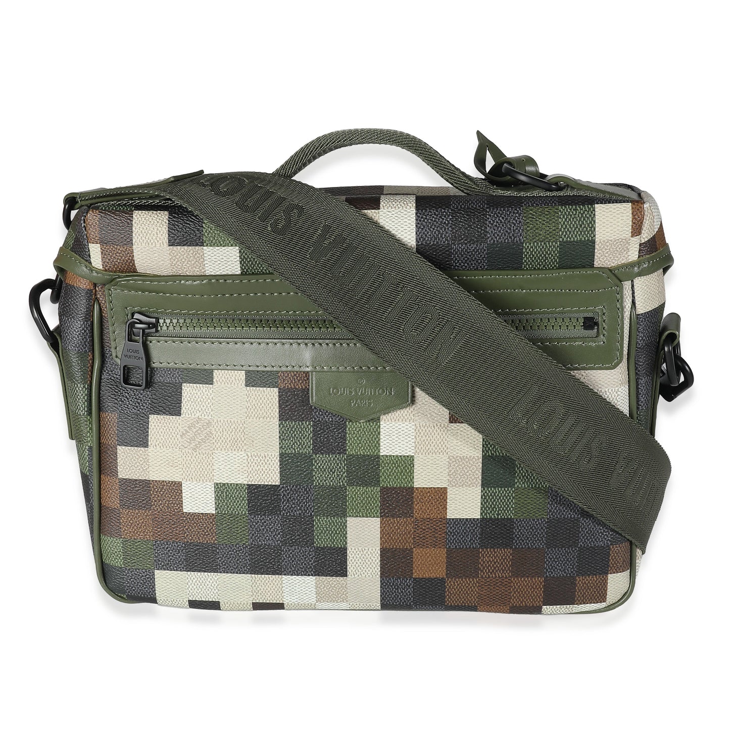 Louis Vuitton Green Damoflage CanvasTrail Messenger