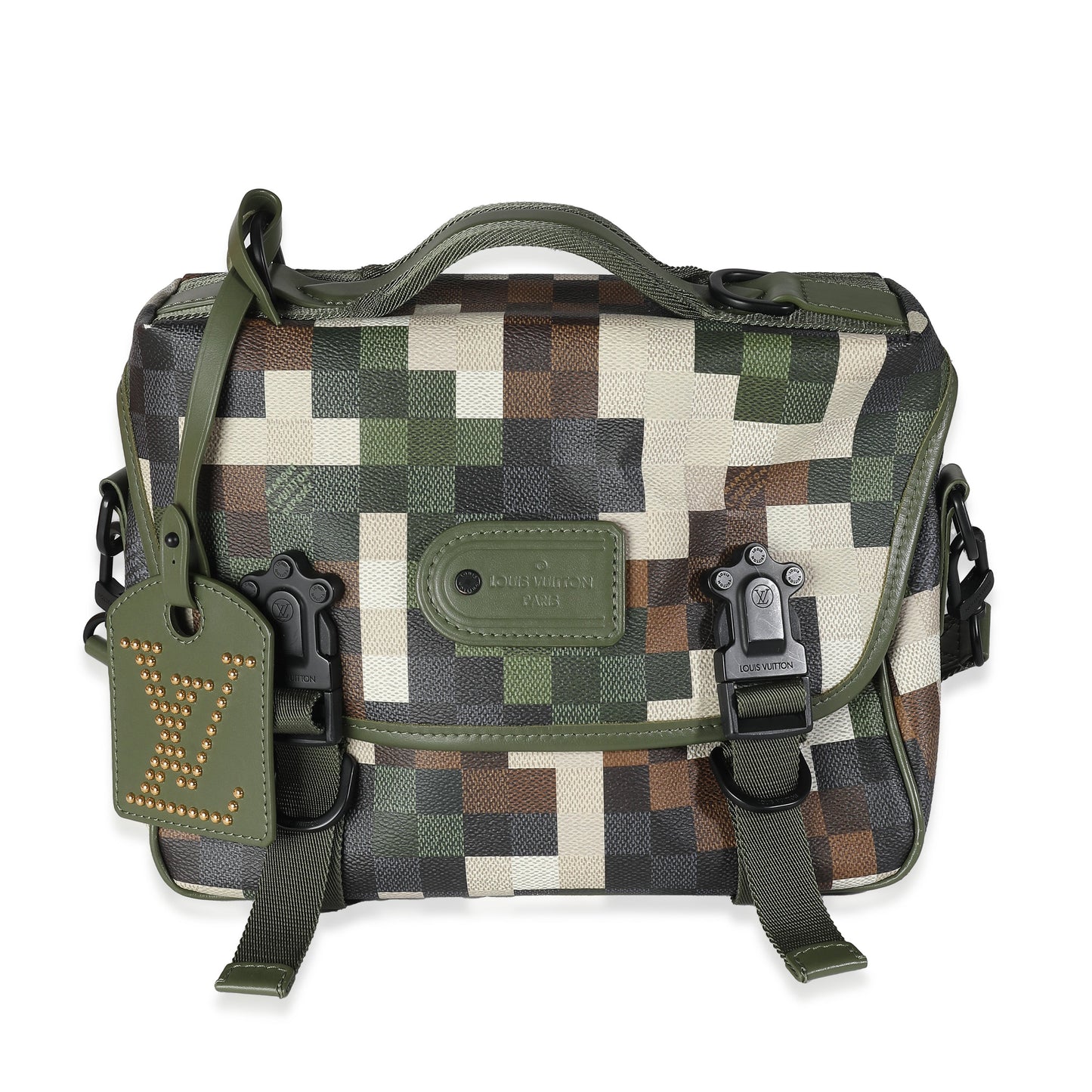 Louis Vuitton Green Damoflage CanvasTrail Messenger