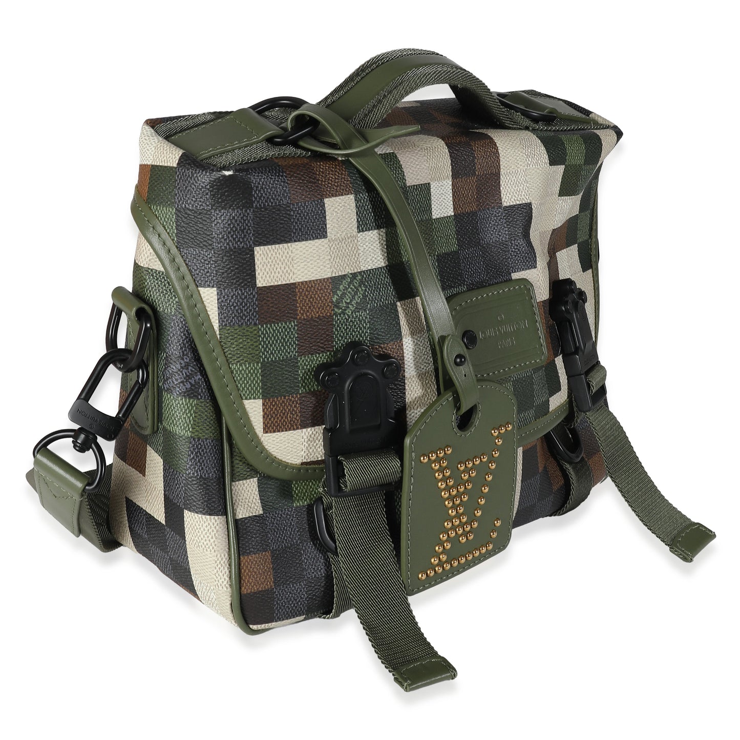 Louis Vuitton Green Damoflage CanvasTrail Messenger