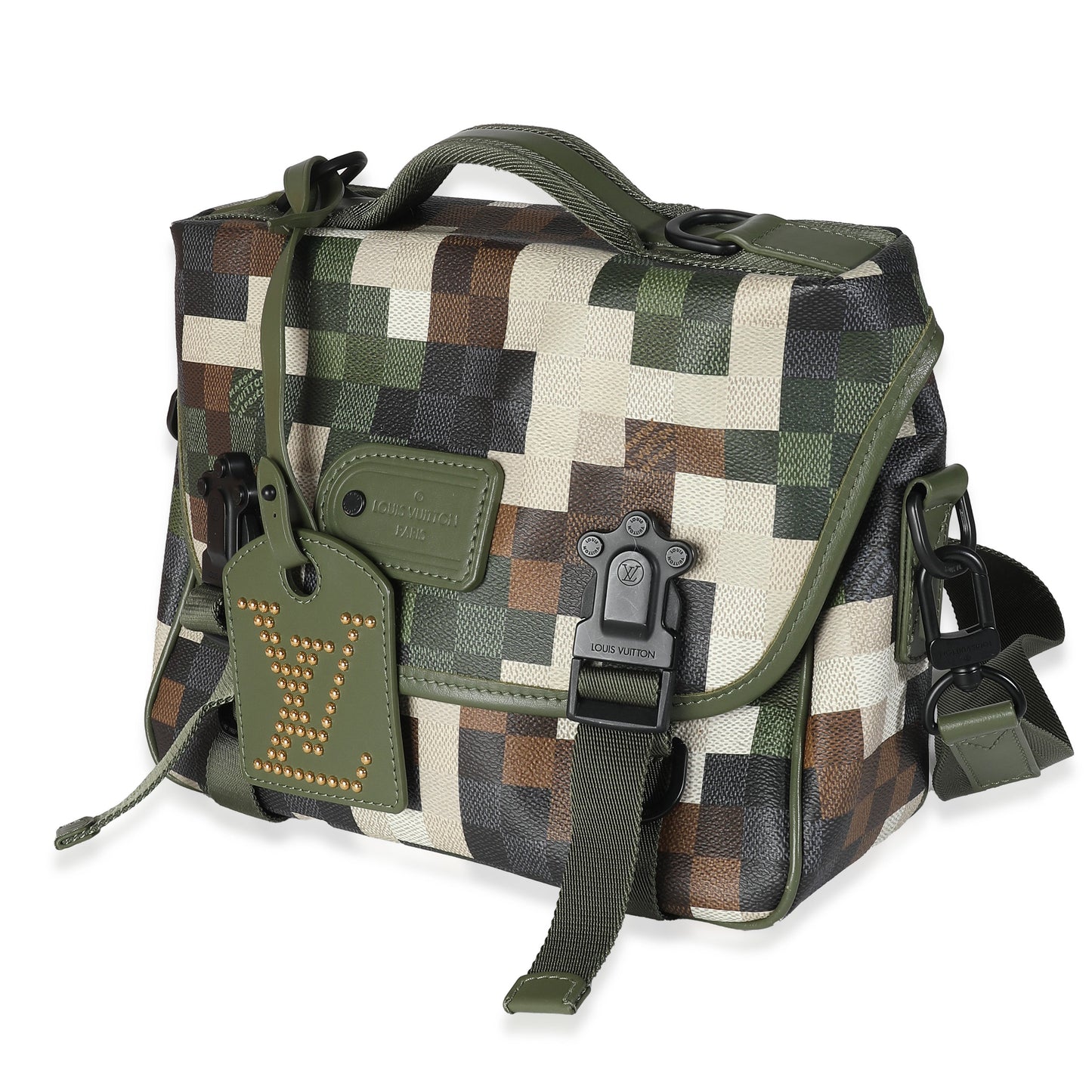 Louis Vuitton Green Damoflage CanvasTrail Messenger