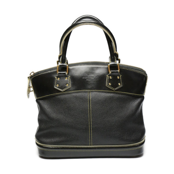 LOUIS VUITTON Handbag M91875 Calfskin Noir (Black) Handbag Suhari LockitPM Women