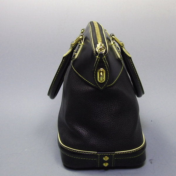 LOUIS VUITTON Handbag M91875 Calfskin Noir (Black) Handbag Suhari LockitPM Women