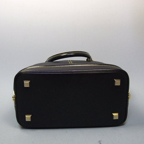 LOUIS VUITTON Handbag M91875 Calfskin Noir (Black) Handbag Suhari LockitPM Women