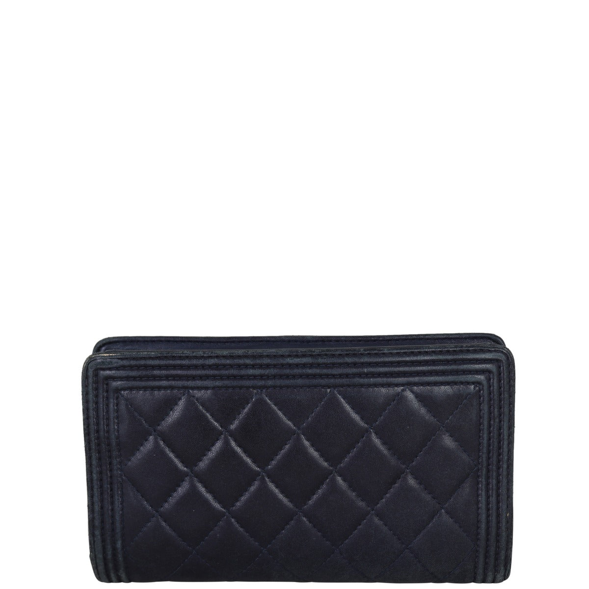 Chanel Boy Long Flap Wallet | Gold Hardware