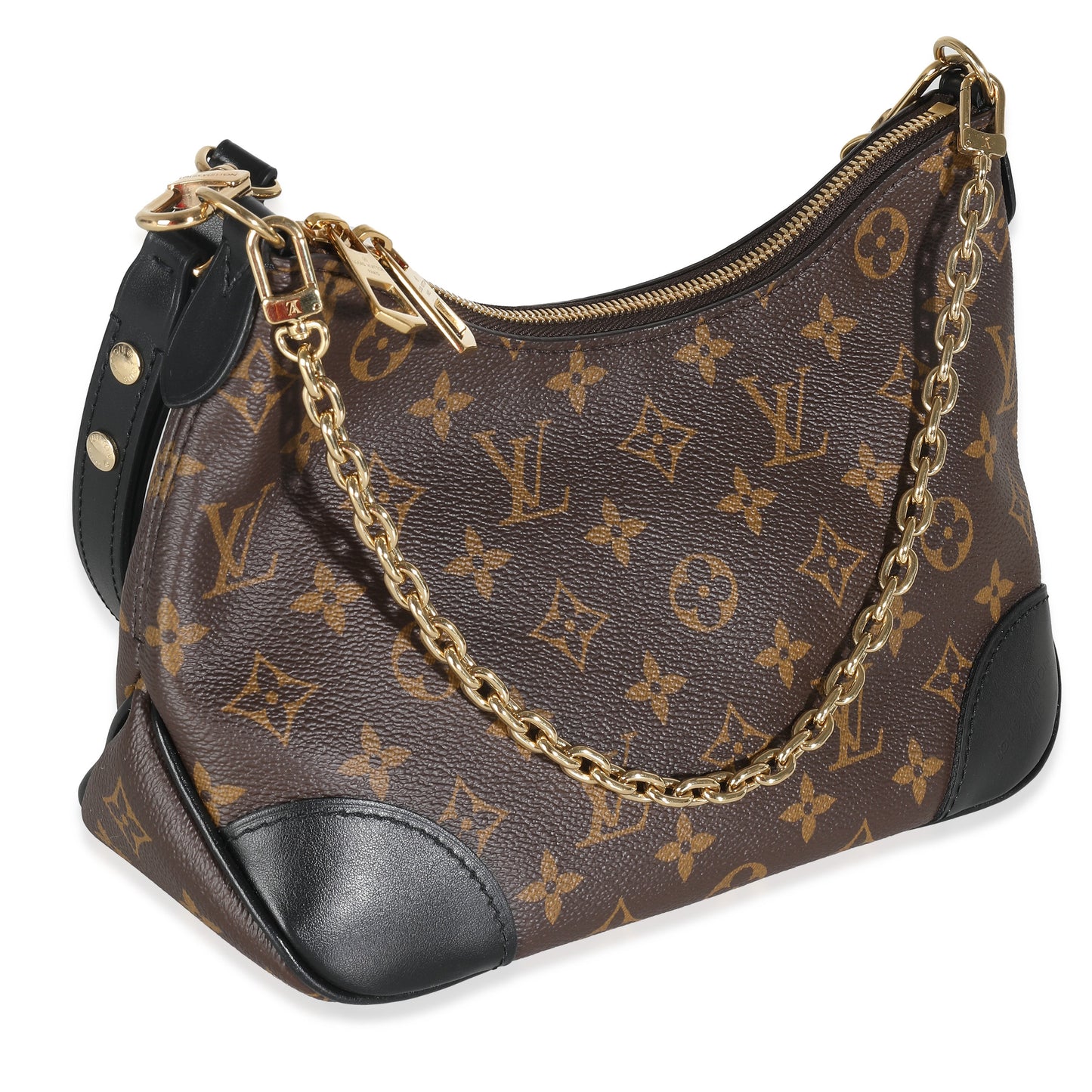Louis Vuitton Black Monogram Canvas Boulogne NM