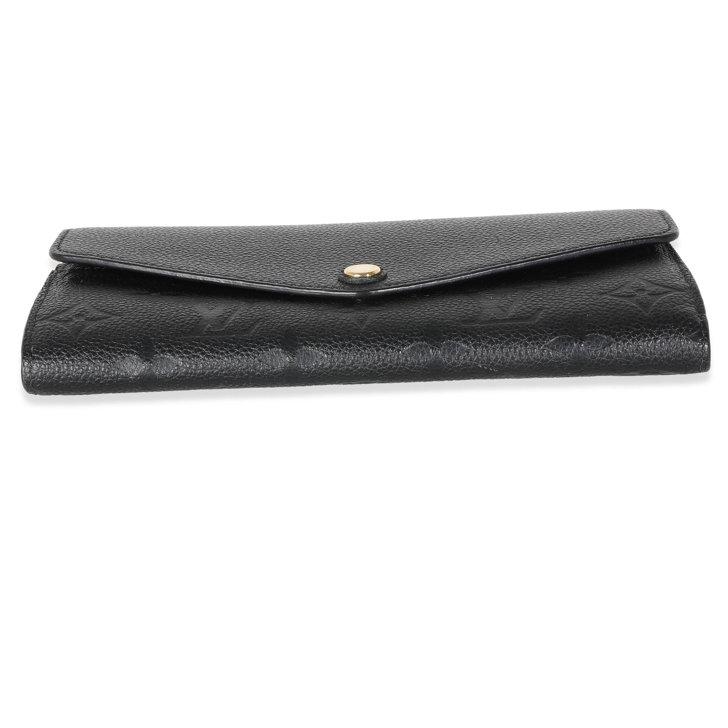 Louis Vuitton Black Monogram Empreinte Sarah Wallet