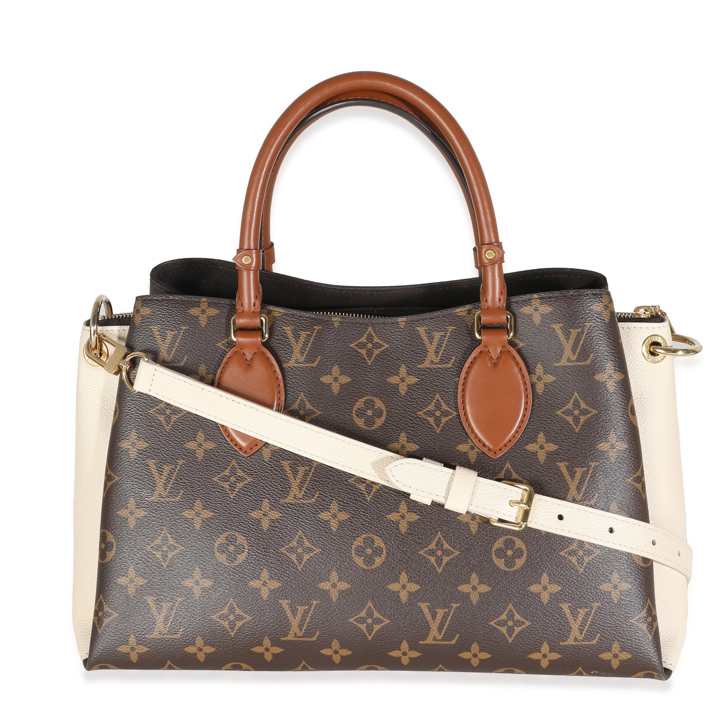 Louis Vuitton Cream Monogram Canvas Vendome MM
