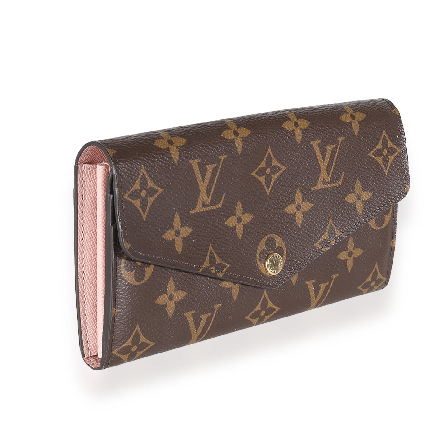 Louis Vuitton Rose Ballerine Monogram Canvas Sarah Wallet