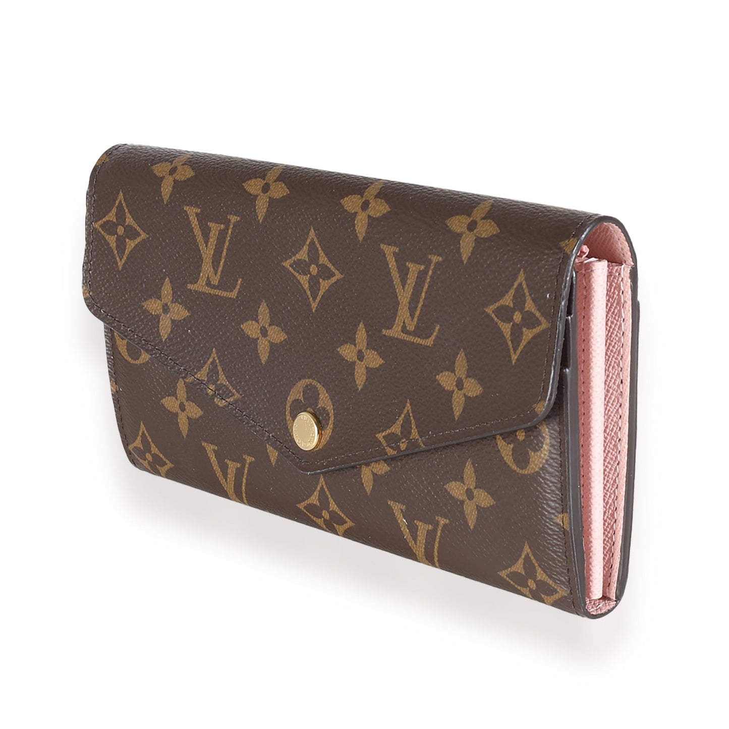 Louis Vuitton Rose Ballerine Monogram Canvas Sarah Wallet