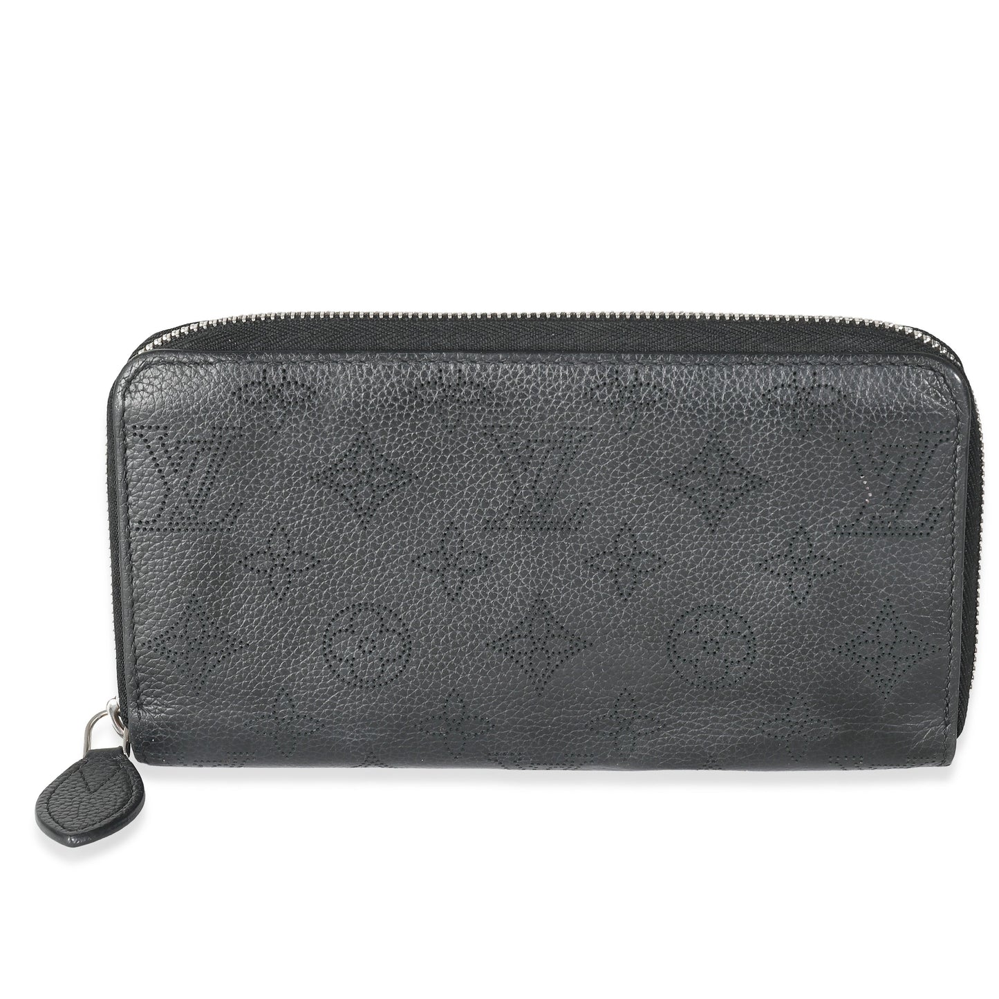 Louis Vuitton Black Mahina Zippy Wallet