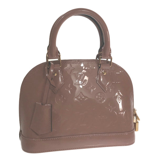 LOUIS VUITTON Shoulder Bag  M91585 Monogram Vernis Rose Velur Alma BB Vernis Handbag Women