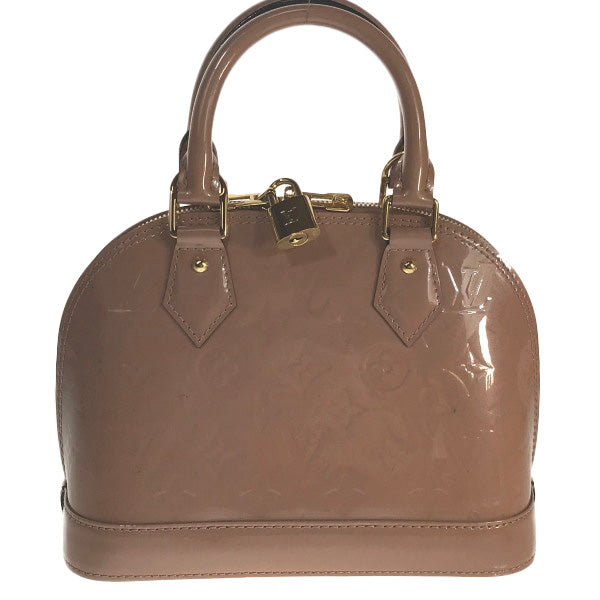 LOUIS VUITTON Shoulder Bag  M91585 Monogram Vernis Rose Velur Alma BB Vernis Handbag Women