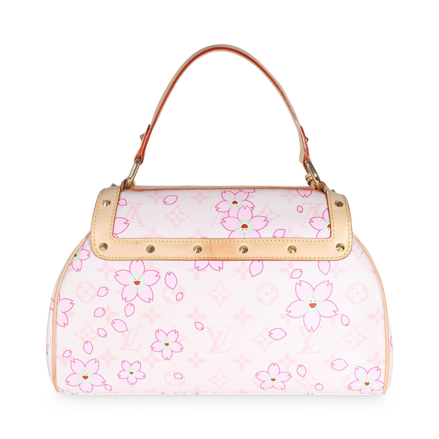 Louis Vuitton Pink Cherry Blossom Monogram Canvas Sac Retro Bag