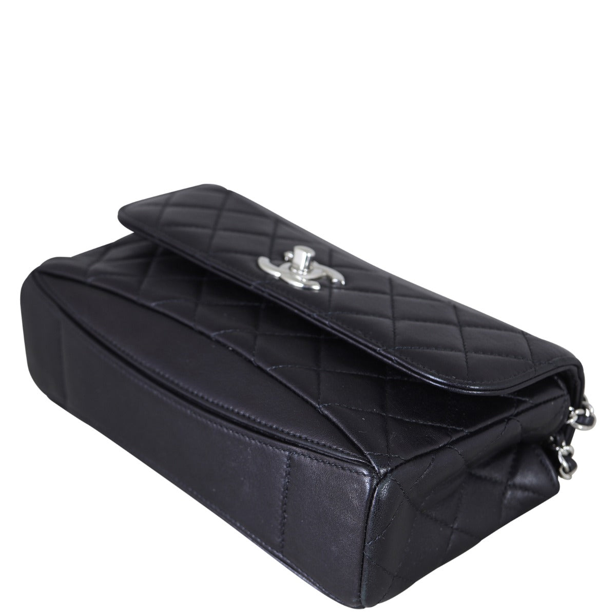 Chanel CC Single Flap Bag | Silver Hardware