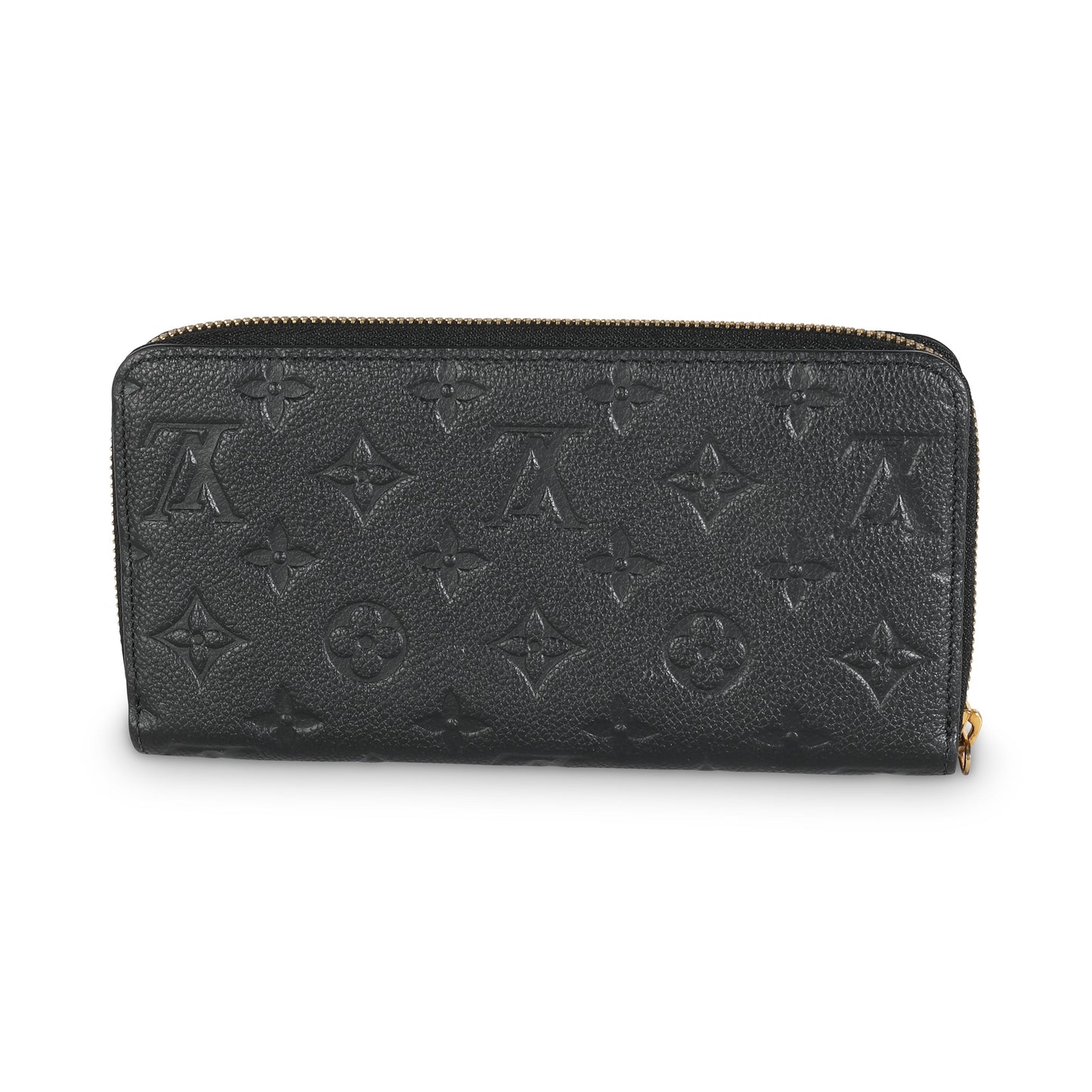 Louis Vuitton Black Monogram Empreinte Zippy Wallet