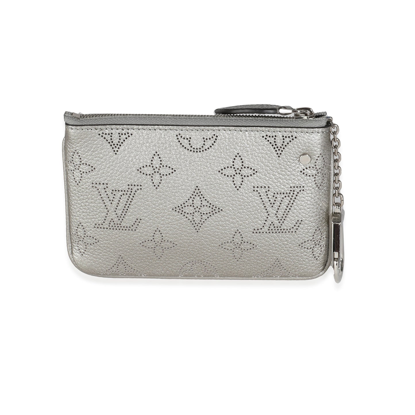 Louis Vuitton Sier Monogram Mahina Key Pouch